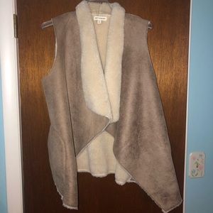 Sherpa & Suede Vest